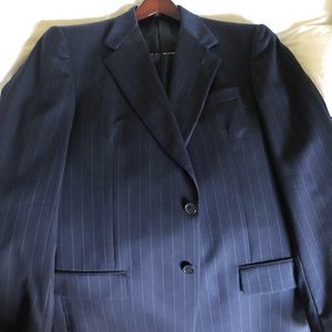 Bill Kaiserman wool pin stripe suit